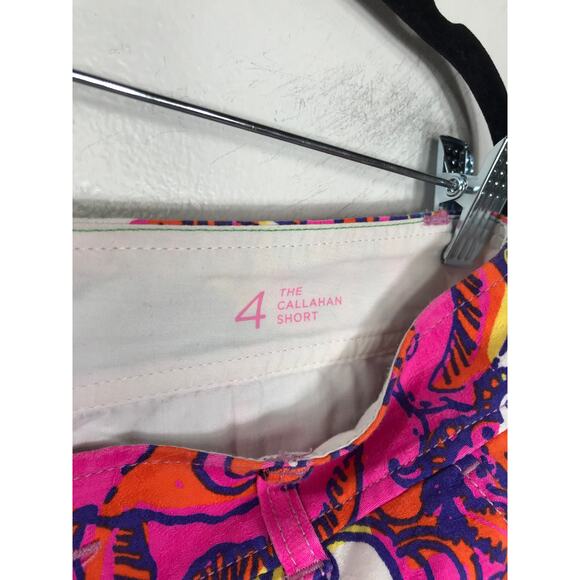 Lilly Pulitzer Callahan Short 4 Small Preppy Coastal Bright Vacation Tropical - Picture 6 of 10